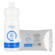 Blondierpulver 500g + Creme Oxydant Entwickler 3% (1000ml) 1 St