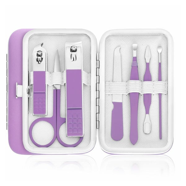 8-teiliges Maniküre Set Damen Nagelknipser Tragbar Reise Bea 1 St