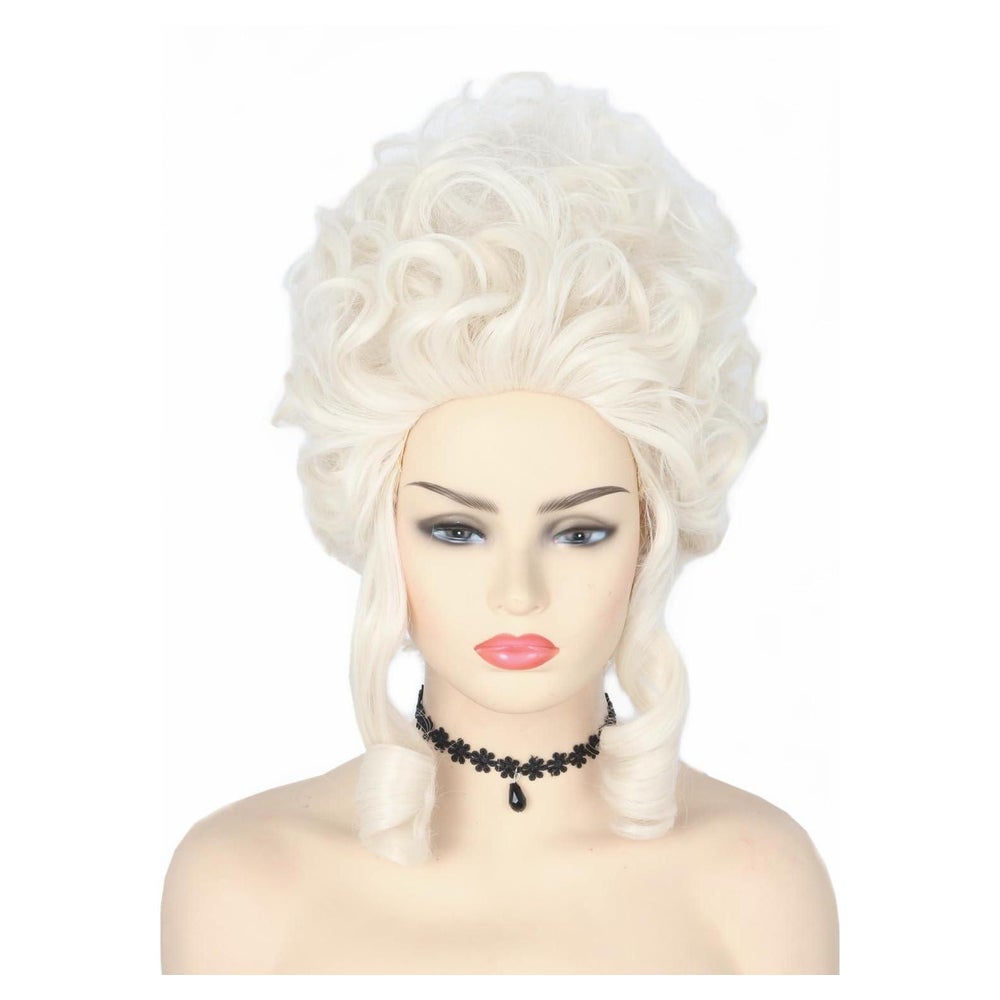 Perücke Beehive Bienenstock Damen Vintage Barock Locken Blon 1 St