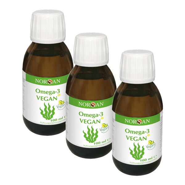 Norsan Omega-3 Vegan flüssig 3X100 ml