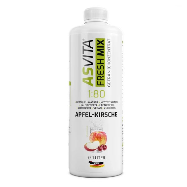 ASVita Fresh Mix Mineralgetränk 1/80 - Apfel-Kirsch 1 l