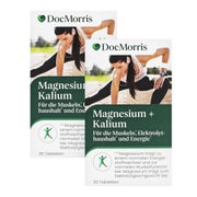 Produktabbildung: DocMorris Magnesium + Kalium Duo 2X30 St