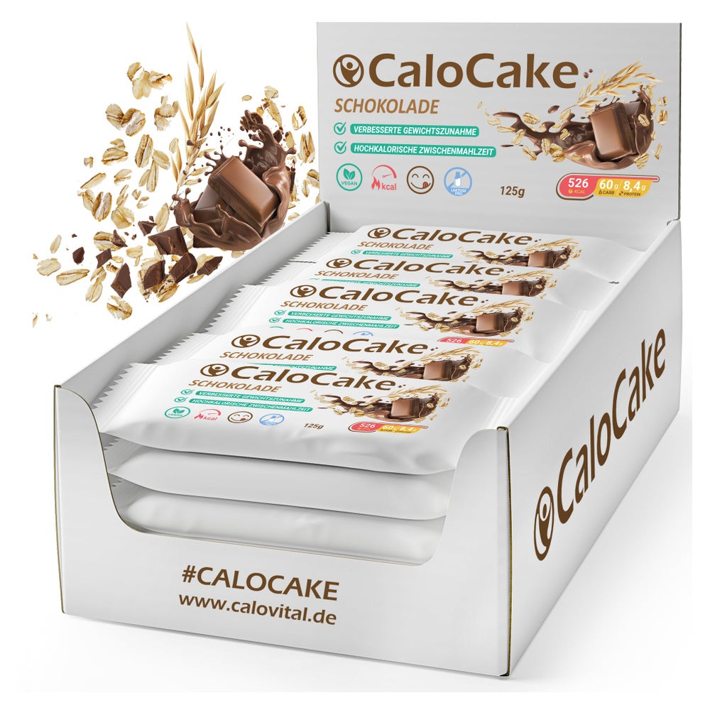 CaloCake Mahlzeiten-Riegel, vegan & laktosefrei 24 St