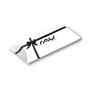 Geschenkverpackung "Kissen" mit schwarzer Schleife