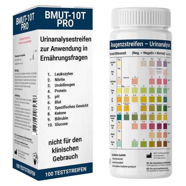 BMUT 10in1 Gesundheitstest Urintest in Ernährungsfragen 100 St
