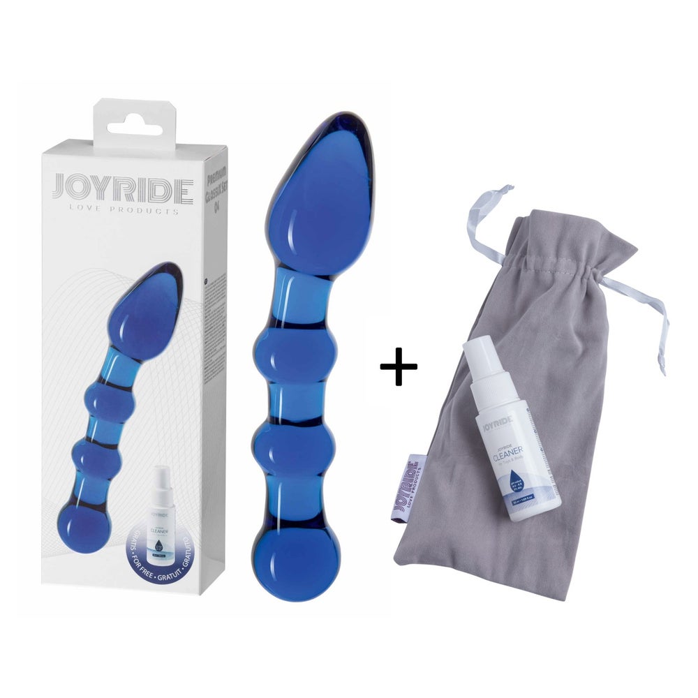 JOYRIDE - GlassiX Set - Hand gefertigter Glas-Dildo