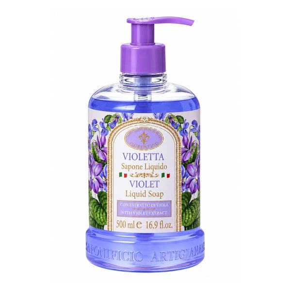 Saponificio Artigianale Fiorentino Flüssigseife Violetta mit Veilchenextrakt 500 ml
