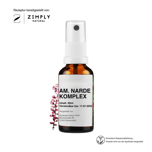 Zimply Natural AMERIKANISCHE NARDE KOMPLEX - Pflanzbasierte Rezeptur 30 ml
