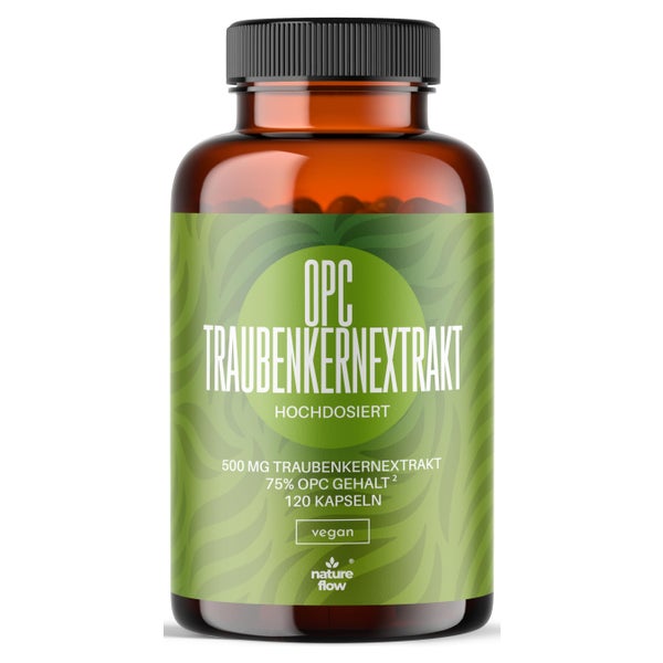 OPC Traubenkernextrakt - 120 Kapseln - Nature Flow 120 St