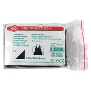 Noba Armtragetuch Dreiecktuch 136 x 96 x 96 cm, schwarz, Viskosegewebe 100 St