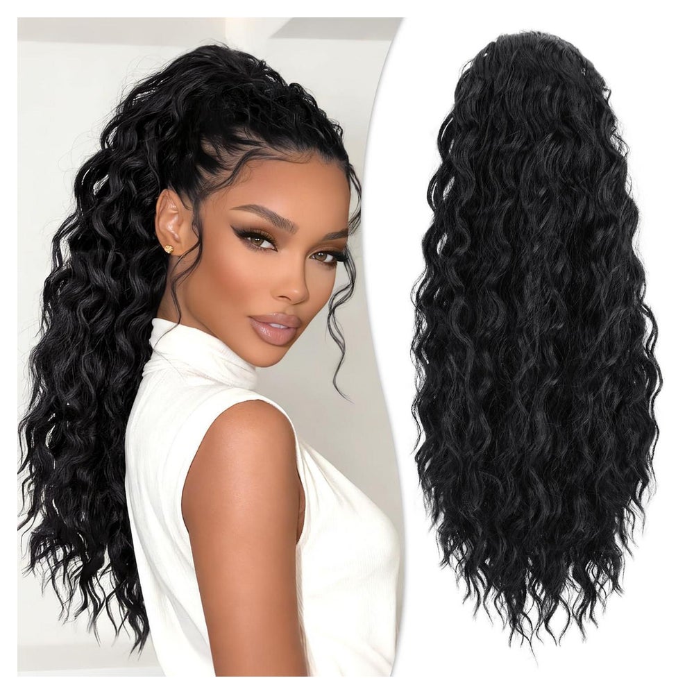 Haarteil Pferdeschwanz Clipin Extensions Synthetik Damen 50 1 St