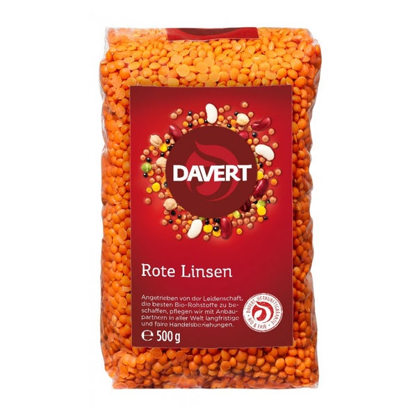 Davert - Rote Linsen 500 g