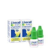 Produktabbildung: Livocab direkt Augentropfen Doppelpack 2X4 ml