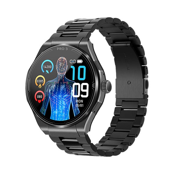 Knauermann PRO 3 (2024) Gesundheitsuhr mit Telefon & Notruffunktion SOS Taste 1 St