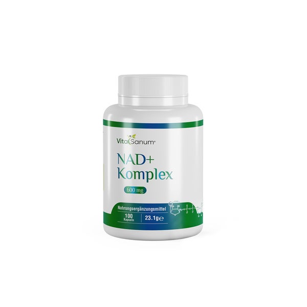 VitaSanum®- NAD+ Komplex 600 mg 100 Kapseln  St
