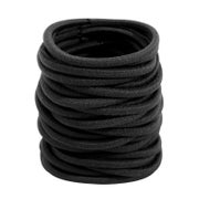36 Stück 4mm Haargummi Schwarz Damen Zopfgummis Elastische H 1 St