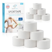 Health Press® Profi Sporttape Rollen weiß 3,8cm x 10m 12 St 12 St
