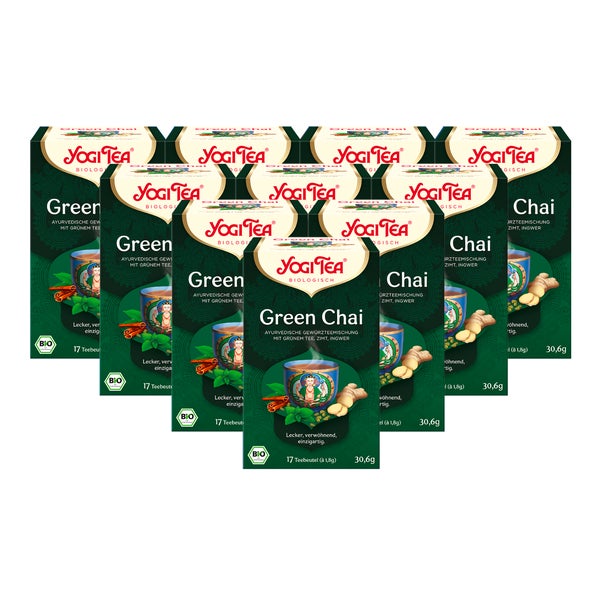 Yogi Tea - Green Chai Bio Gewürztee | 10 x 30,6g 10x17 St