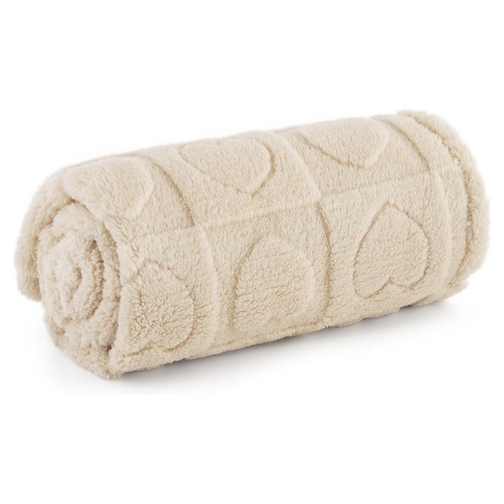 Hundedecke Waschbar Coral Fleece Sofa Kleine S (80x60cm) Cre 1 St