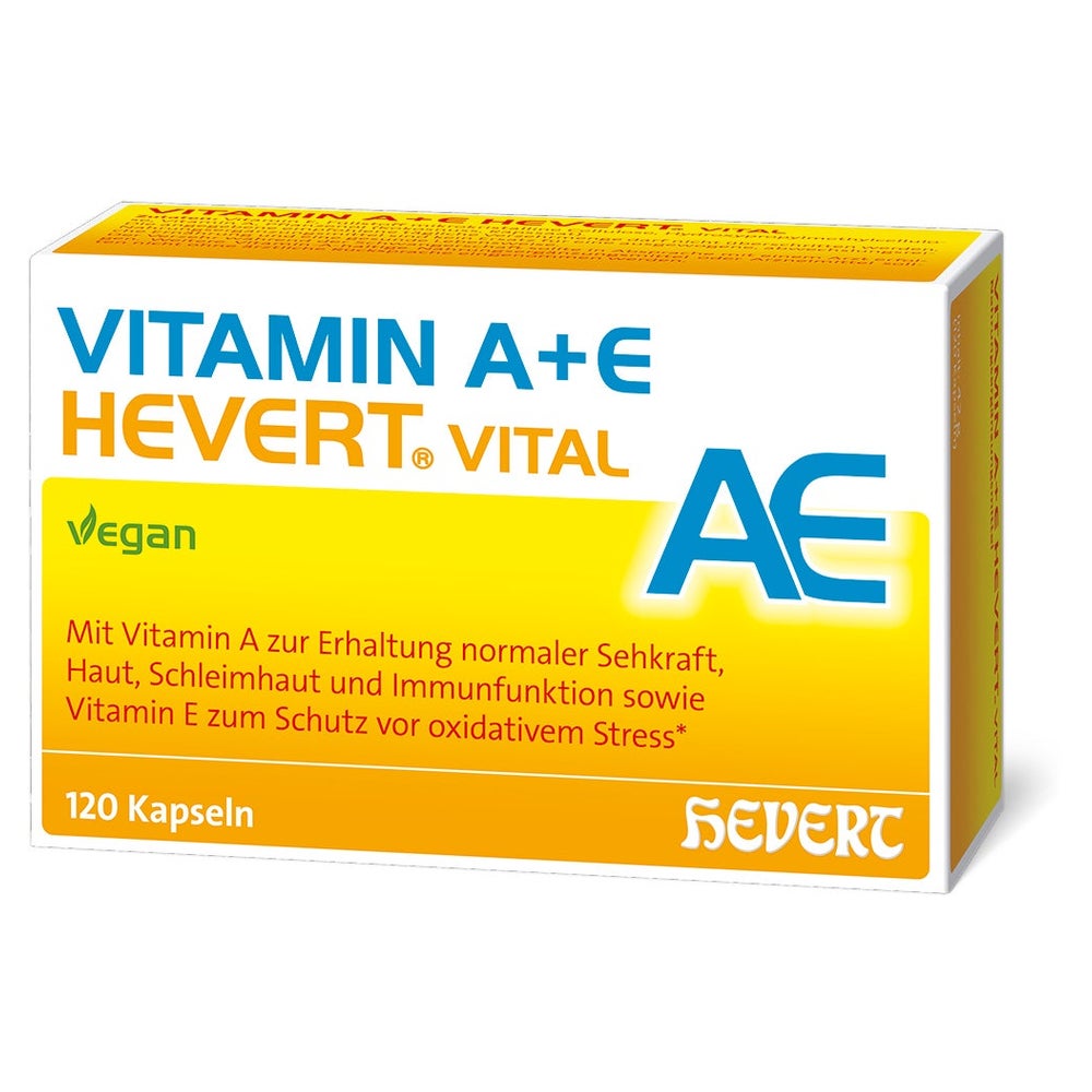 Vitamin A+e Hevert Vital Kapseln 120 St