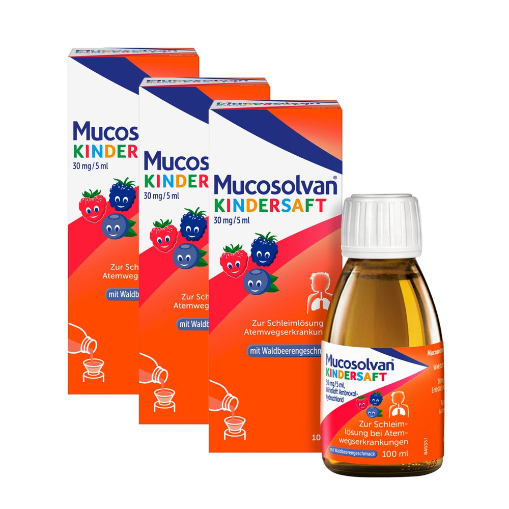 Mucosolvan Kinder Hustensaft 3X100 ml