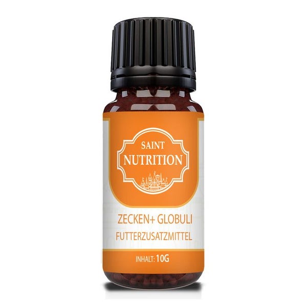 Saint Nutrition® Zecken Kügelchen für Hund & Katze 10 g
