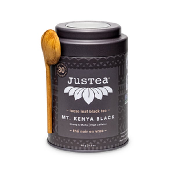 Justea Mt.kenya Black Tea - Dose Mit Holzlöffel 90 g