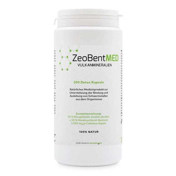 ZeoBent MED Detox Kapseln 200 St
