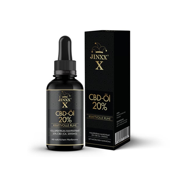 Jinxx® X - CBD-Öl 20 % – Kraftvolle Ruhe 10 ml