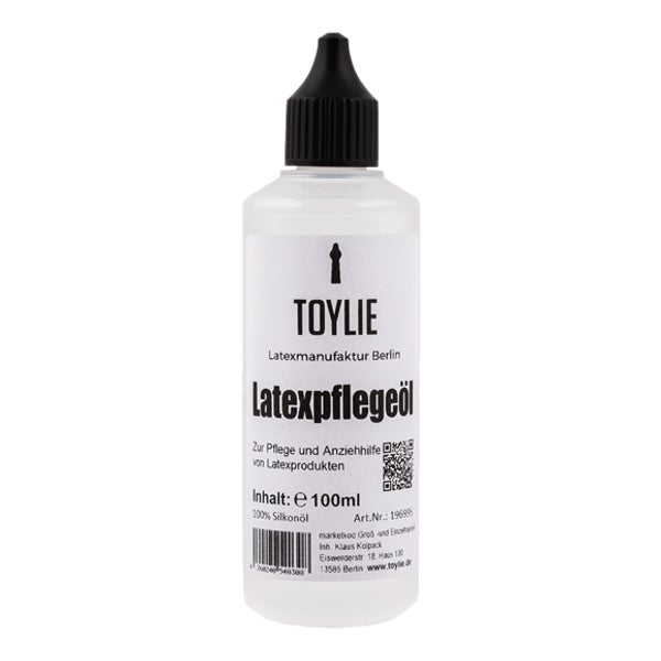 «Latex-Pflegeöl» Anziehhilfe und Hochglanzoptik für Latex (0.1 l) 100 ml