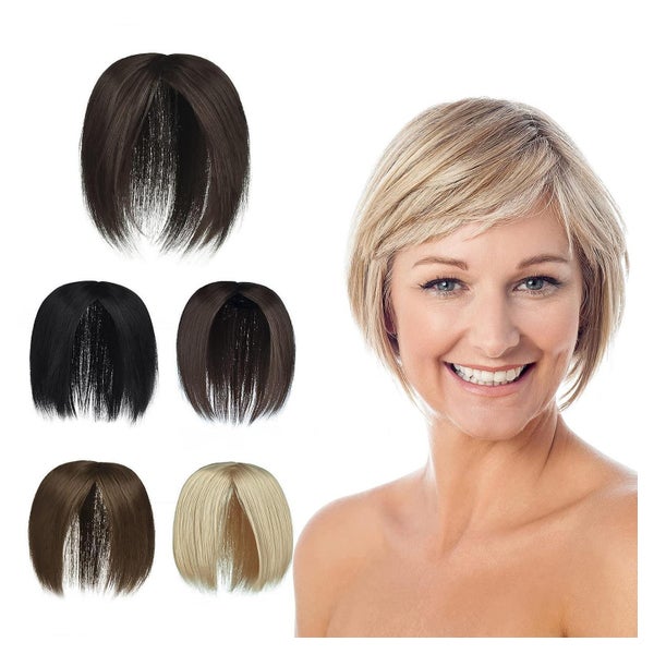 Haar Topper 3 Clips Toupet Synthetisch Schütteres 25 cm Natu 1 St