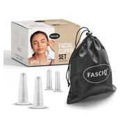 FASCIQ® Gesichts-set Massage Schröpfen, Facial Cupping Set 4 St