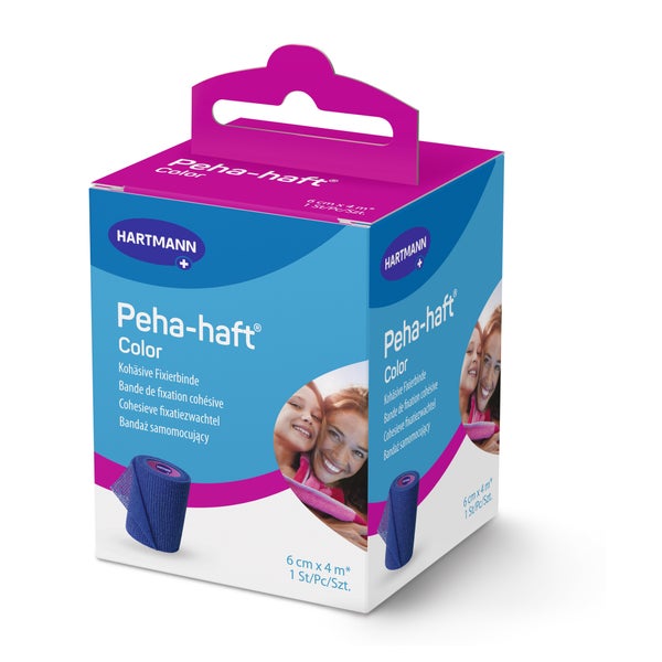 Peha-haft Easy Fixierbinde 6 Cmx4 M Blau 1 St