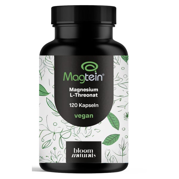 Magtein L-Threonat - 120 Kapseln - Bloom Naturals 120 St