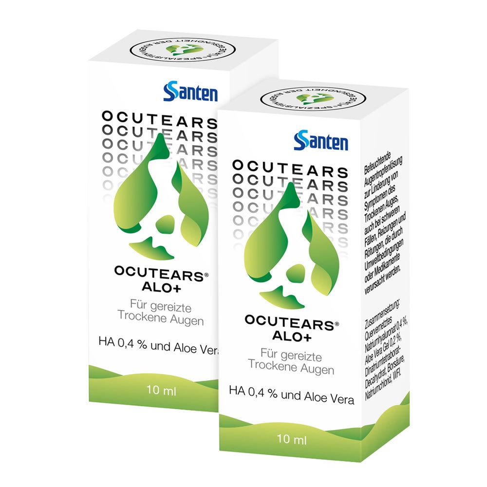 Ocutears Alo+ Augentropfen Set 2X10 ml