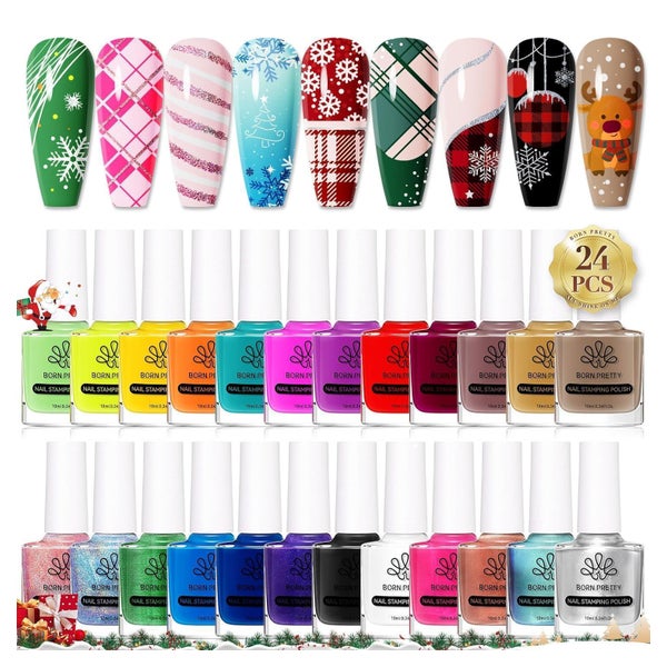 Stamping Lack Nail Art Chamäleon Effekt 24 15 Farbens Stampi 1 St
