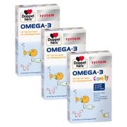 Produktabbildung: DH system Omega-3 Family Gel-Tabs Zitron 3X60 St
