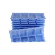 Medi-Inn Medikamentendispenser, für 1 Tag mit 4 Fächern, blau XL 100 St