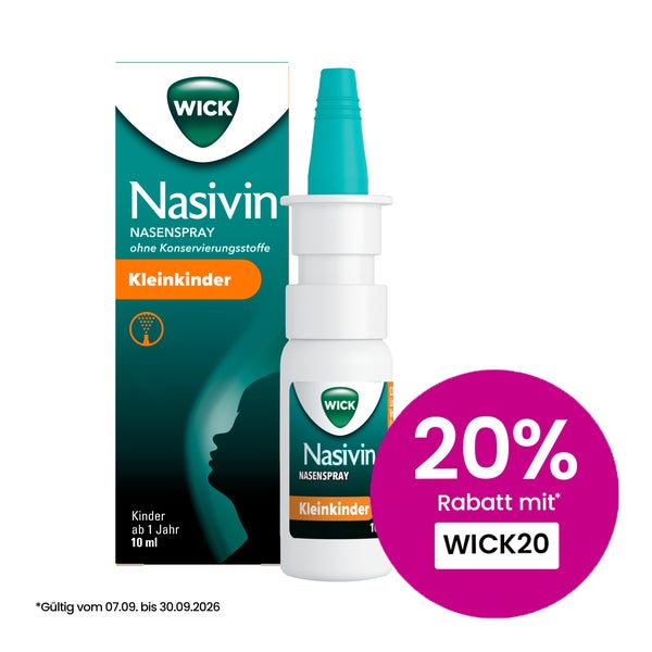 Wick Nasivin Nasenspray Ok Kleinkinder 0,25 Mg/ml 10 ml