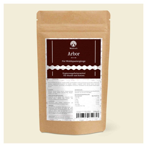 Arbor - Schutz vor Zecken bei Hund und Katze - Nachfüllpack 250g 0.25 kg
