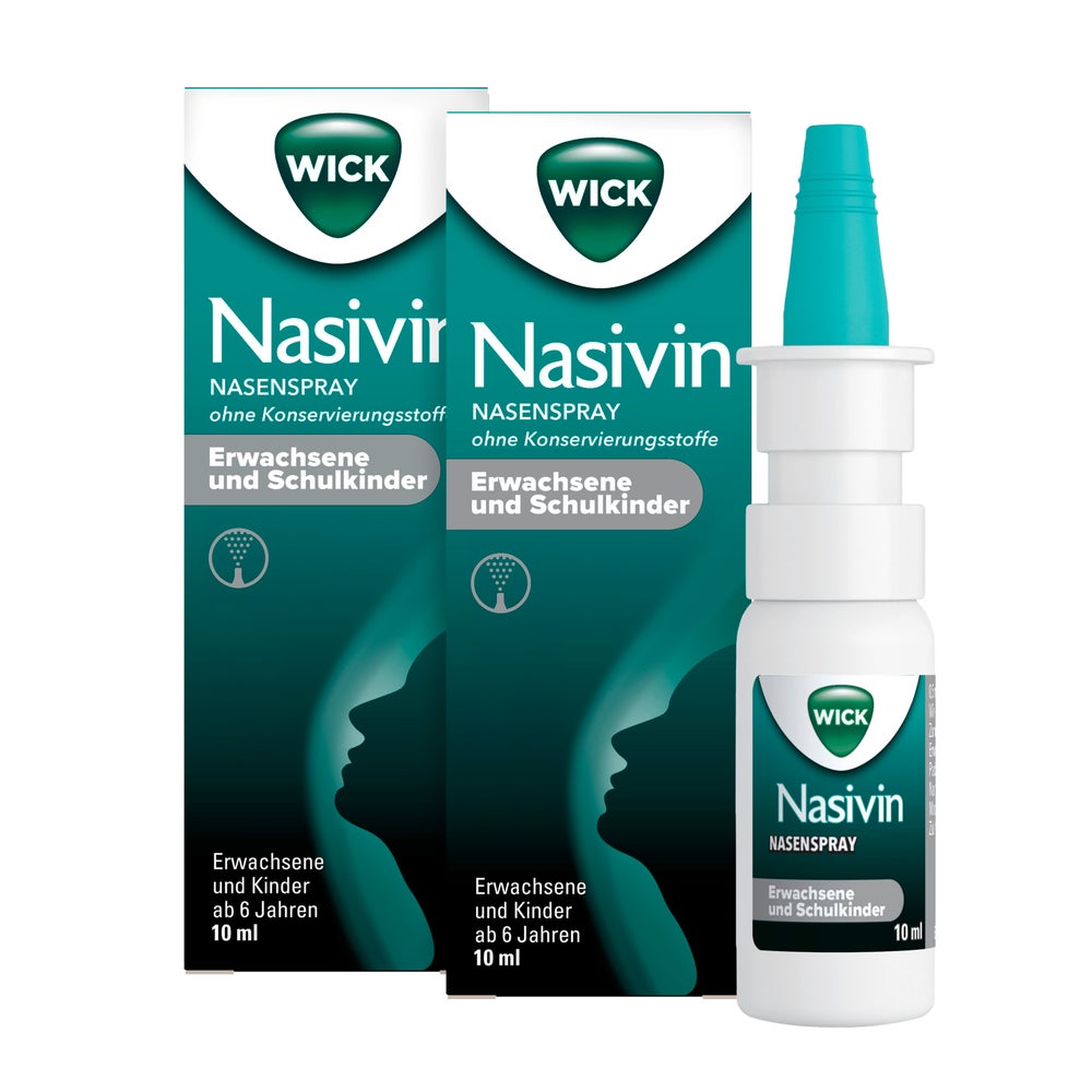 Doppelpack WICK Nasivin Nasenspray 2X10 ml