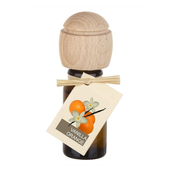 Traumduft Piccolino Vanilla Orange Duftöl – Handgefertigt, ätherische Öle, Buchenholzverschluss 10 ml