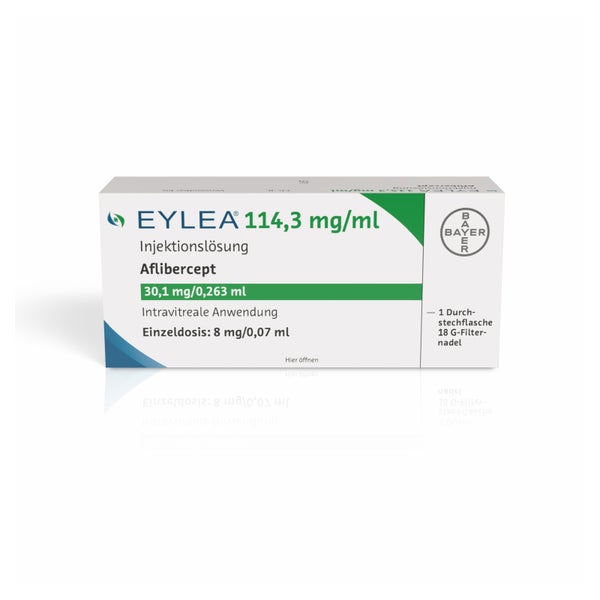 Eylea 114,3 Mg/ml Injektionslösung Dsfl. 1 St