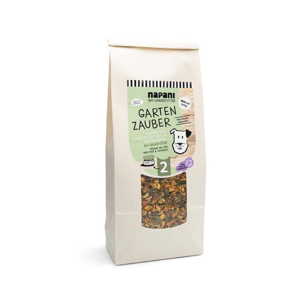 Bio-Basisfutter "Garten Zauber" für Hunde mit Brokkoli... 500 g