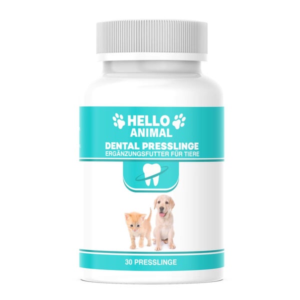 Hello Animal® Dental Presslinge für Hunde & Katzen | natürliche Zahnpflege 30 St