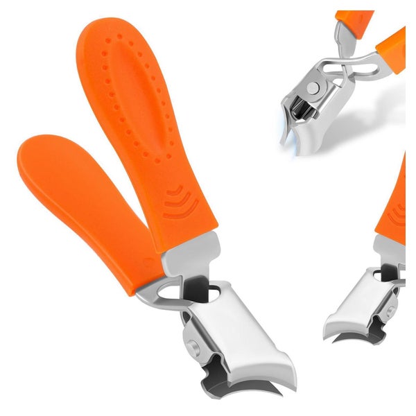 LOPHE Ergonomischer Nagelknipser mit breiter Öffnung und gebogener Klinge