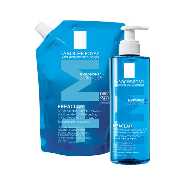 Effaclar schäum. Reinigung + Nachfüll. 2X400 ml