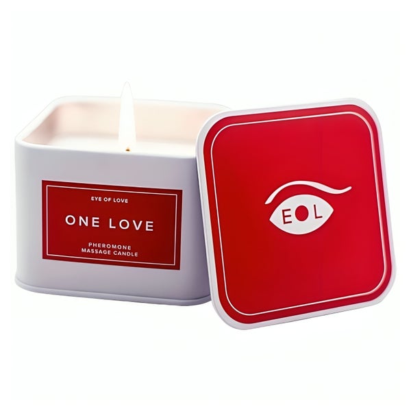 Eye Of Love - "One Love" Massagekerze für Frauen 150 ml
