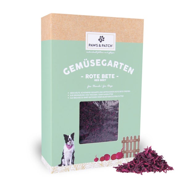 PAWS&PATCH ROTE BETE STREIFEN für Hunde 800 g