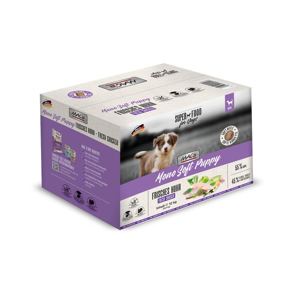 MAC's DOG - Mono Soft Puppy Frisches Huhn 12 kg